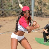 Codi Bryant takes a swing